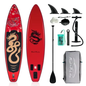 Funwater 350cm liela izmēra piepūšamais stāvēšanas bradāt dēlis SUPFR17S